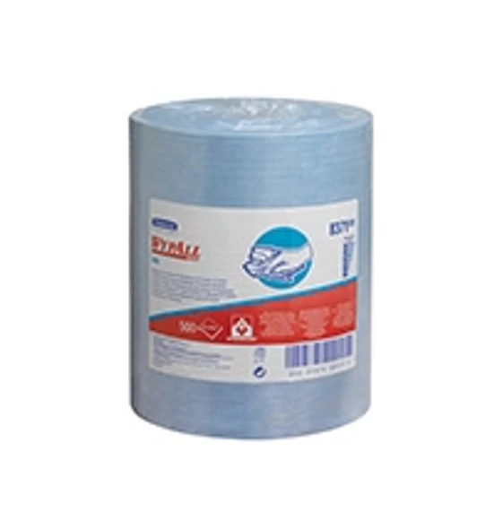 Kimberly Clark Wypall X60 tekercs, kék, 31 x 38 cm, 500lap