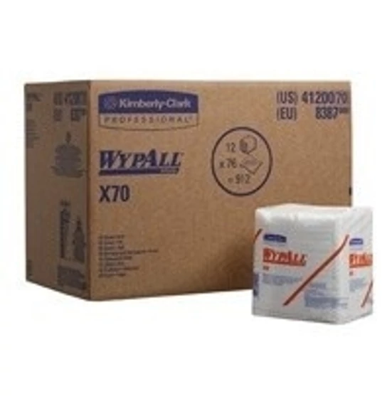 Kimberly Clark  Wypall X70 hajtogatott törlő, 33x31, 5 cm, 12x76lap