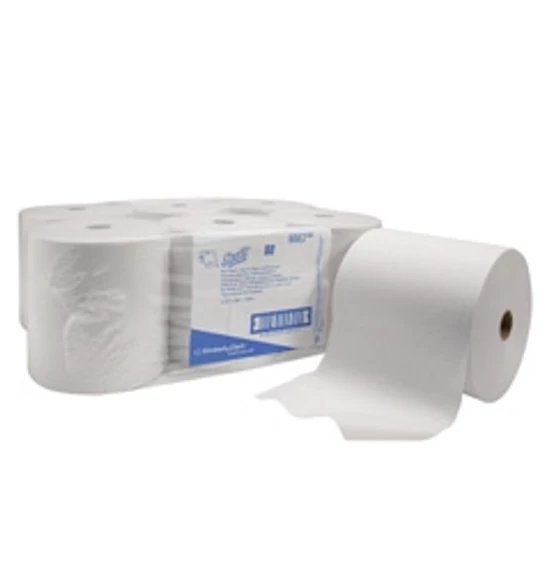 Kimberly Clark Scott nagytekercses kéztörlő, fehér Airflex, 304 m, 6 tek./kt