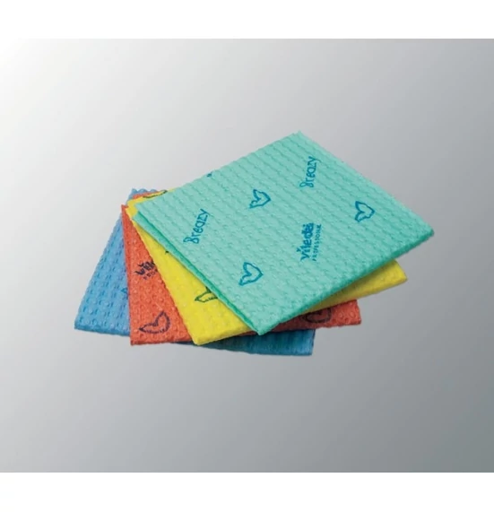 Vileda Breazy törlőkendő sárga 35x35cm 25db/csomag