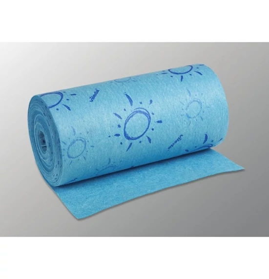 Quick'n Dry Rolle szivacskendő tekercs nem perforált kék 25cmx10m