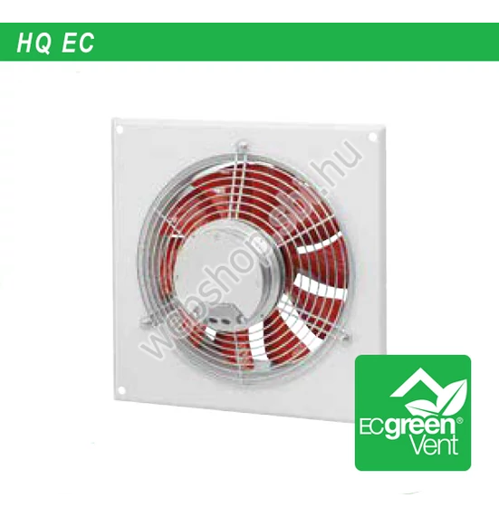 HQW EC 400 B Axiálventilátor EC-kivitel *