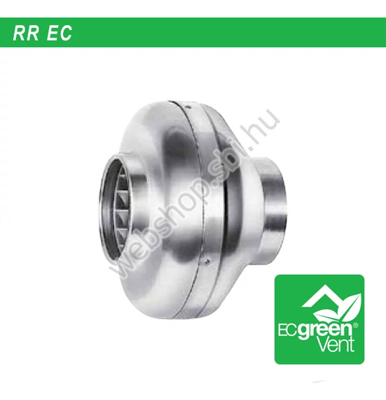 RR EC 250 A Fémházas radiális csőventilátor, EC-kivitel