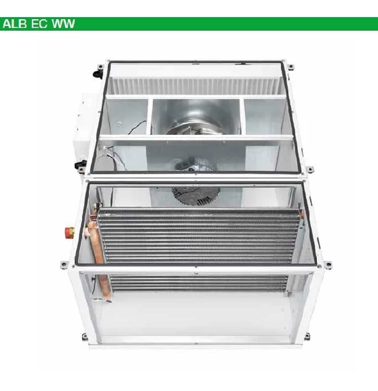 ALB EC 80/50 WW Frisslevegős box szűrővel, utófűtéssel * K