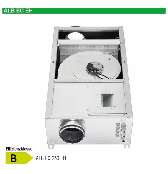 ALB EC 125 EH Frisslevegős box szűrővel, utófűtéssel  * K