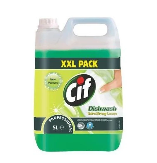 CIF Prof. Dishwash Extraan Strong Lemon bőrkímélő, citromillatú 5 l/kanna