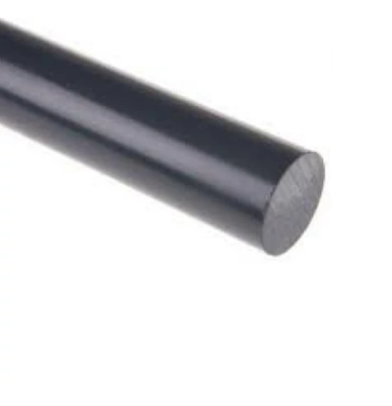 PVC rúd sötétszürke 50x1000 mm Kemény PVC