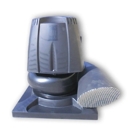 SEAT RU-25 tip. műanyagházas radiális ventilátor 0,37 kW, 1400/perc, 3 fázisú robbanásbiztos motorral