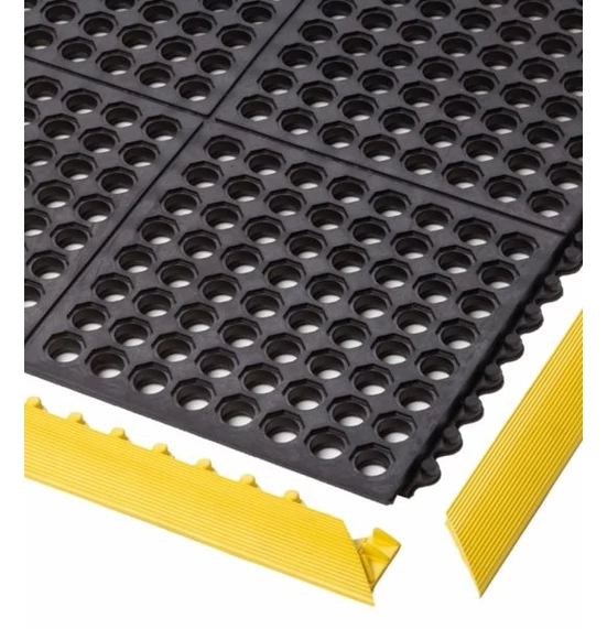 Notrax 550 Cushion Ease modulásri álláskönnyítő sz., 91x91cm/ db, fekete, gumi