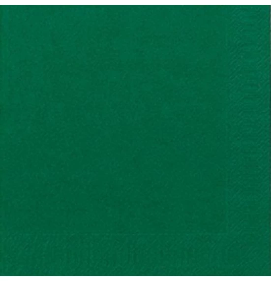 2 rétegű 33cm sötétzöld szalvéta 16x125db/#