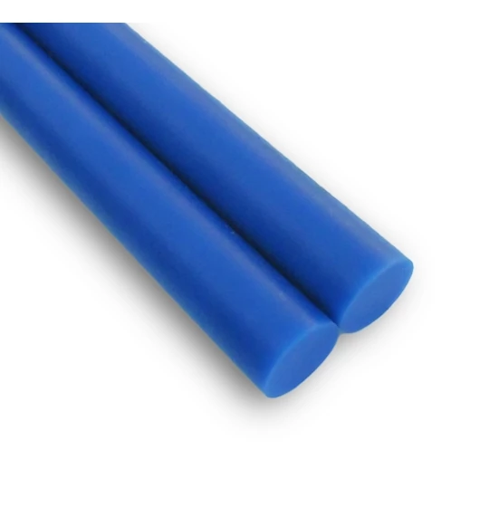 Polietilén rúd kék Ø 40x1000 mm, SOLIDUR 1000