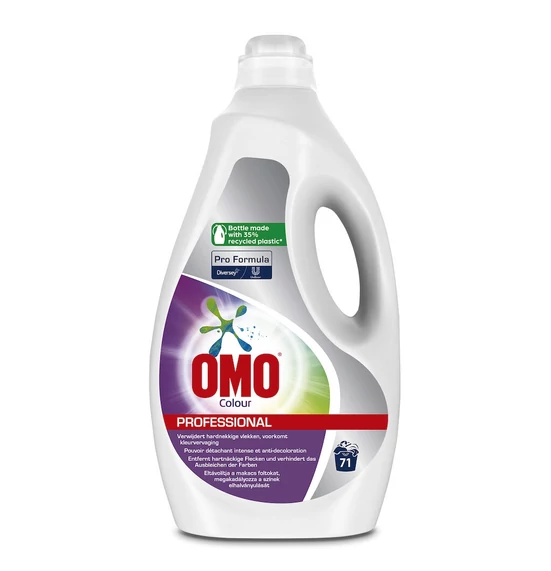 Omo Pro Formula Liquid Colour 2x5L - Folyékony, flakonos mosószer színes textilhez