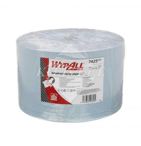 KImberly Clark WypAll L30 Ultra+ nagy tekercses törlő, kék, 3réteg, 23,5x38cm, 750lap