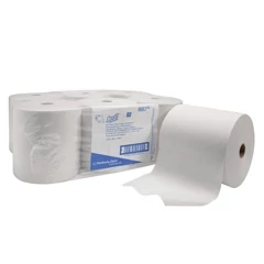 Kimberly Clark Scott nagytekercses kéztörlő, fehér Airflex, 304 m, 6 tek./kt