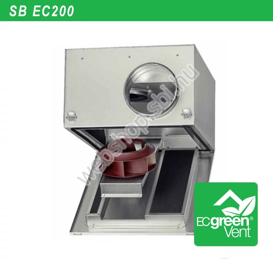SB EC 200 B Hangcsillapított radiálventlátor EC-kivitel *K