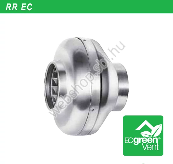 RR EC 250 A Fémházas radiális csőventilátor, EC-kivitel