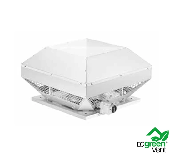 RDD EC 500 B radiális tetőventilátor vízszintes kifúvású ~3, 400V *