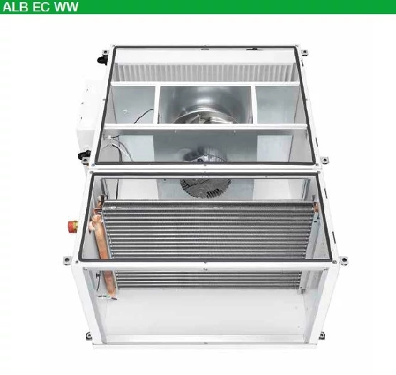 ALB EC 80/50 WW Frisslevegős box szűrővel, utófűtéssel * K