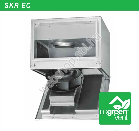 SKRW EC 315/50/25 A Hangcsillapított csatornaventlátor EC-kivitel  K*