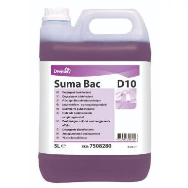 Diversey Suma Bac D10 fertőtlenítő hatású tisztít 2x5 l/kt.