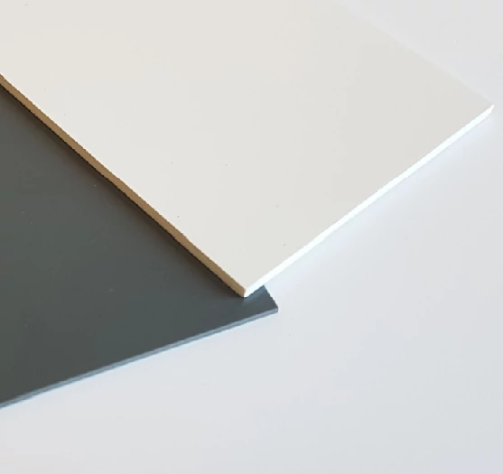 PVC lemez szürke 10x1000x2000 mm Kemény PVC lemez