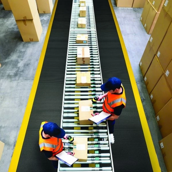 Notrax 406 Crossrib Sof-Tred álláskönnyítő, fekete/sárga, 91x150cm