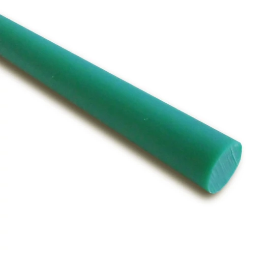 Polietilén rúd zöld Ø 40x1000 mm, SOLIDUR 1000
